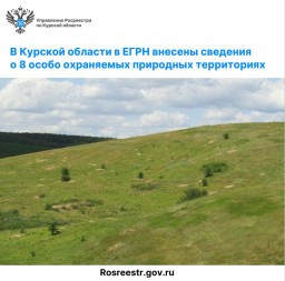 В Курской области в ЕГРН внесены сведения о 8 особо охраняемых природных территориях